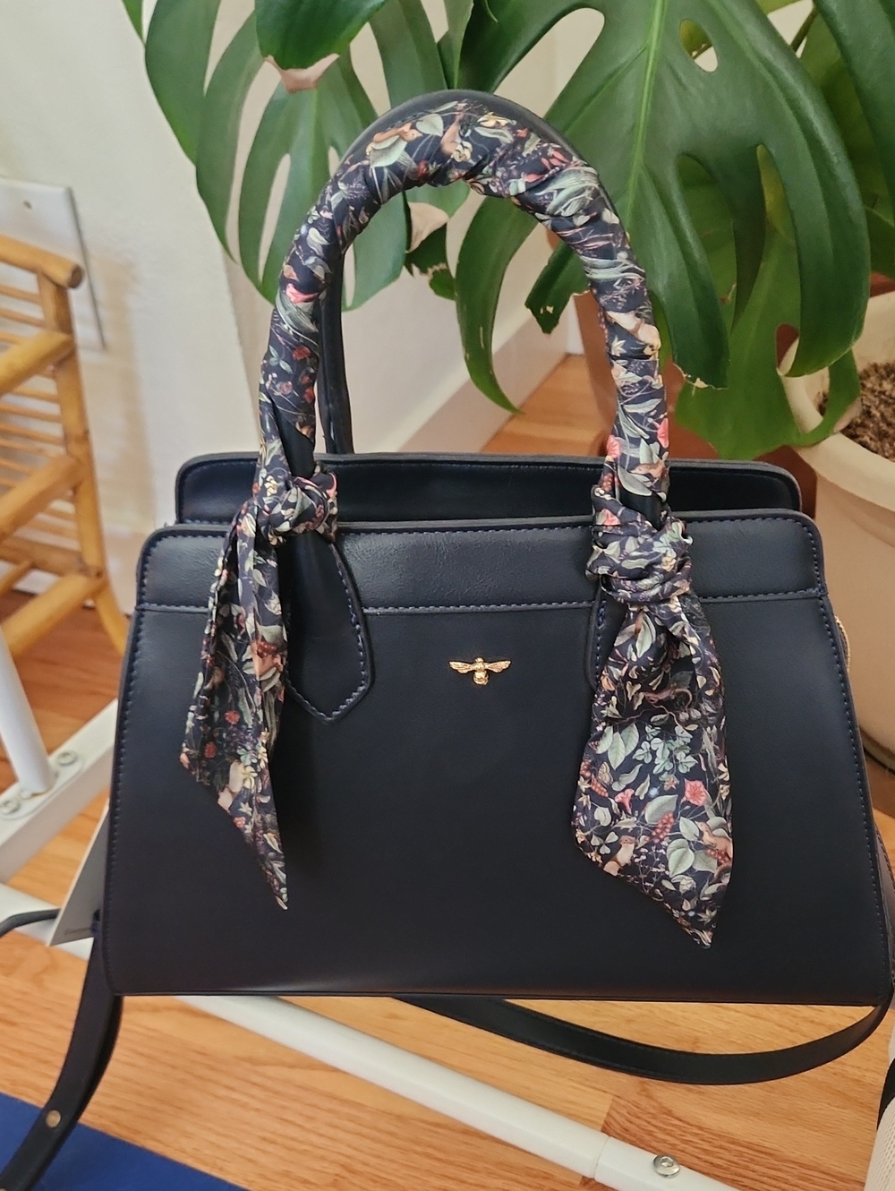 NWT Fable England Large Navy Tote